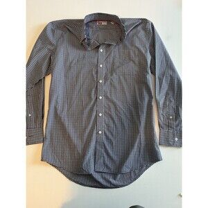 Chick-fil-A Shirt Long Sleeve Button Plaid Check Blue Team Style Oobe Mens M